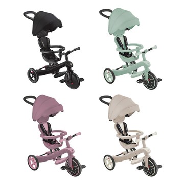 GLOBBER 4合1 Trike多功能3輪推車｜聯名奶油系列｜四色可選【佳兒園婦幼生活館】