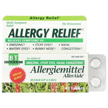 Boericke & Tafel, Allergiemittel AllerAide®，敏感緩解，40 片