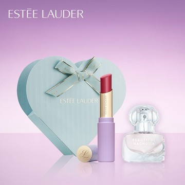 就想寵愛她💕【Estee Lauder 雅詩蘭黛】水啵啵琉璃唇+美麗香水 粉漾限定版 4ML | 生日禮物