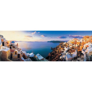 【拼圖貓】HC - 世界風情系列- 聖托里尼 台灣製 950片夜光拼圖 950-T013