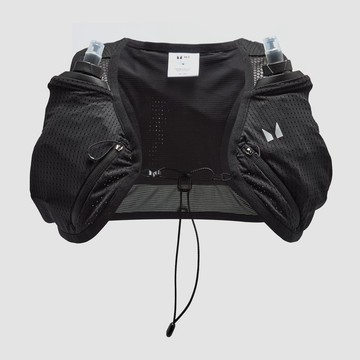 MP Compact Hydration Vest & 2 Soft Running Bottles Bundle - Black - L
