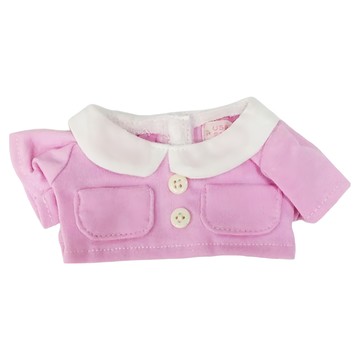 Usamomochan 萌兔桃桃 更衣配件 娃娃領上衣 22cm專用 S  粉色  1入