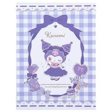 Sanrio 三麗鷗 KUROMI LOLITA MOOD 酷洛米 迷你便條紙 便條本 RD01394