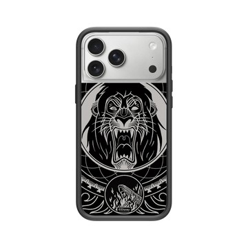 iPhone 17 Pro Max Mod NX -邊框背蓋組合 (相機按鈕) 黑 - Disney Villains - 獅子王 — 刀疤咆哮