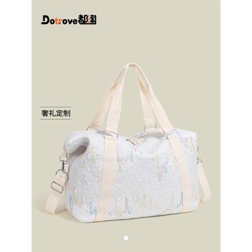 都淘短途旅行包女士2025新款高顏值大容量輕便手提斜挎行李收納袋