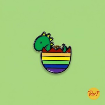 PAR.T ｜ 彩虹旗恐龍徽章