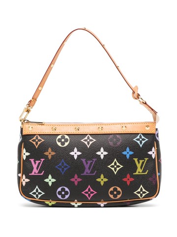 Louis Vuitton Pre-Owned - 2004 Pochette shoulder bag - women - PVC - One Size - Black
