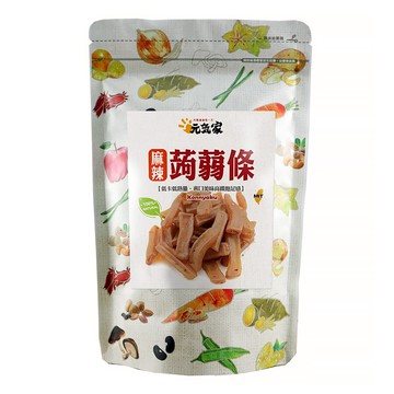 元氣家 高纖麻辣蒟蒻條，低卡低熱量，高纖高飽足，Ｑ彈耐嚼止飢  200g  1包