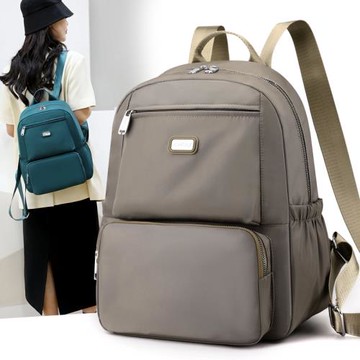 新款日系簡約高級感電腦背包女 韓國ins上課通勤書包大學生雙肩包