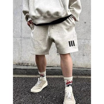 FOG復線ESSENTIALS聯名三條杠美式潮牌短褲寬松運動休閑五分褲男