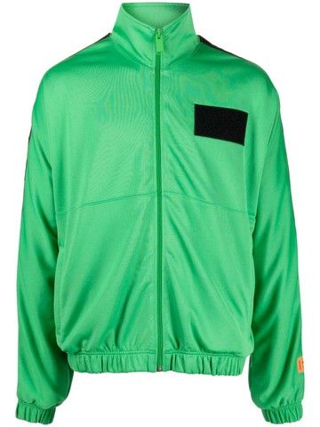 Heron Preston - Tracktop zipped jacket - men - Polyester/Cotton/Polyester/Polyester - S - Green