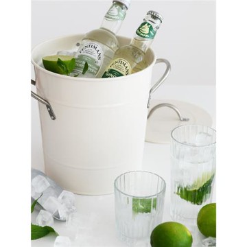 ins網紅餐廳創意不銹鋼酒吧冰桶紅色啤酒桶干冰桶餐廳黑色冰粒桶