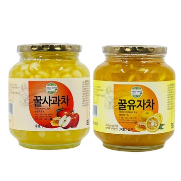 《Han Food》韓國蜂蜜茶(950g-1kg)(柚子茶/蘋果茶)【宅配上限12瓶】【現貨】