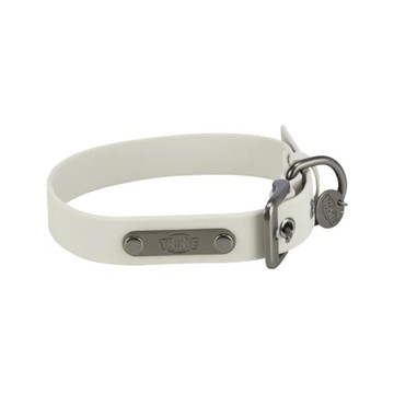 Trixie 寵物用品 City Style PVC时尚項圈-淺灰 S–M: 30–37 cm/20 mm (TX1971416)