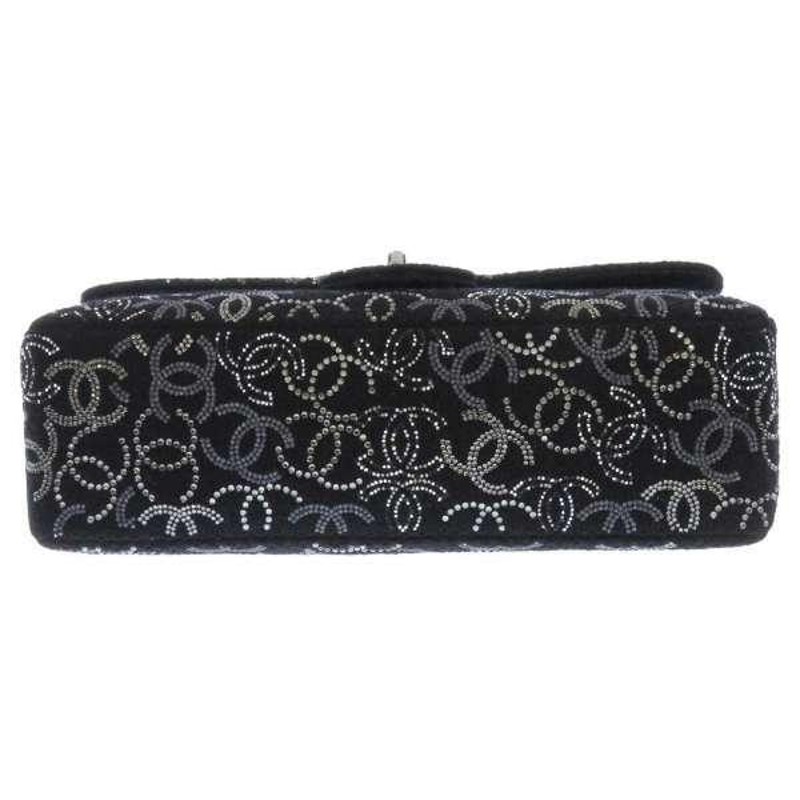 CHANEL ストーン装飾 ショルダーバッグ シャネル チェーンショルダーバッグ マトラッセ25 ココマーク