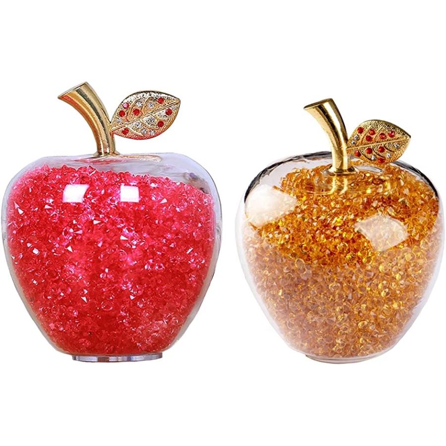 クリスタル　リンゴツリー　ゴールド仕様 クリスタルリンゴツリーゴールド仕様