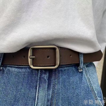 華隆 皮帶男女針扣ins風潮流韓版時尚褲腰帶學生褲帶青年腰帶男年輕人