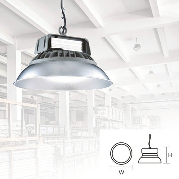 LED 高天井燈 F27-KS6-7003砂灰 +銀