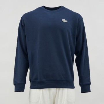 New Balance 男款 藍色 運動 休閒 圖案 上衣 美規 大學T 長袖 MT51963NNY