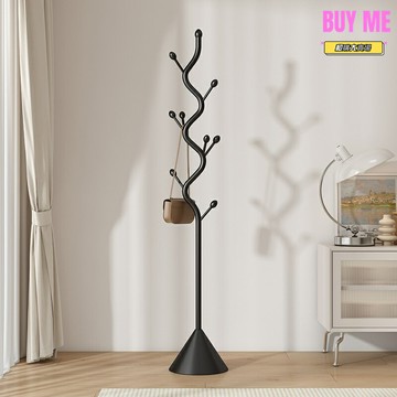 【奶油風高級感】落地衣帽架 衣架 掛衣架 收納架 臥室衣架 金屬烤漆 穩固承重 簡約立式 臥室客廳收納必備