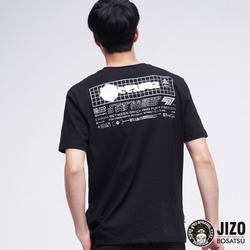 【買1送1】3D眩光短TEE(黑) - BLUE WAY 地藏小王