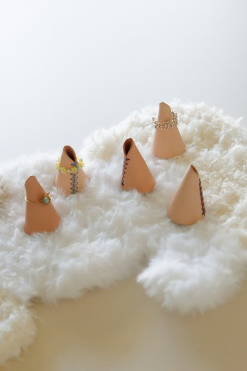 和服戒指座【戒指座/皮革/生活小物】