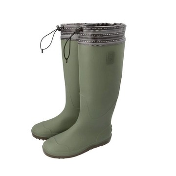 日本 Green Camel GC5630 軍綠色 森林靴 折疊式長筒雨鞋 附收納袋(男女適用) LL
