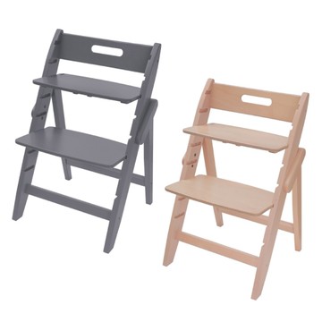 moji-YIPPY E全成長型原木高腳椅(多色可選)兒童餐椅 高腳餐椅