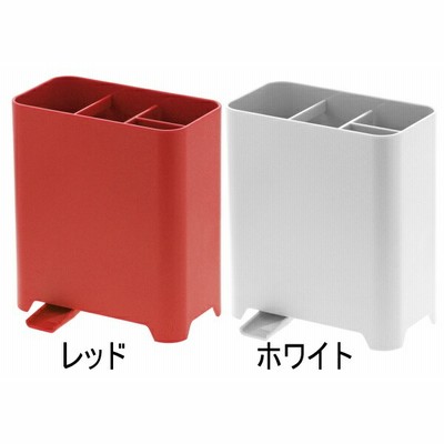 キッチンツールスタンド アクア グリーン レッド ホワイト AQUA 3225 3226 3227<br> ツールスタンド キッチンツールスタンド カトラリー立て おたま 箸立て 菜箸 スタンド 収納 キッチン収納 菜ばし ターナー へら ツールスタンド フライ返し  北欧【57-322】（ワンサイズ×ホワイト）