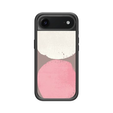 iPhone Air Mod NX -邊框背蓋組合 (相機按鈕) 黑 - Blob / 一團一團 - 紅白絮語