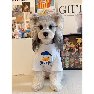 寵物貓狗衣服 夏季清涼透氣 防掉毛空調服 中小大型犬純棉T恤