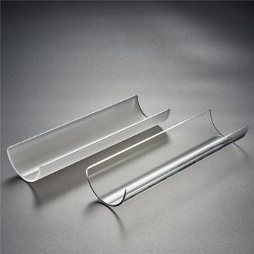 日式手工磨砂精制玻璃茶則加厚高透茶荷茶道零配琉璃賞茶荷