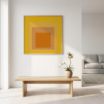 【藝術掛畫】Homage to the Square (Sunny Days) | Josef Albers
