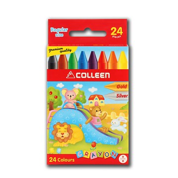 【COLLEEN】可力油性蠟筆 24色 / 盒 CCY-24｜領券最高折$220