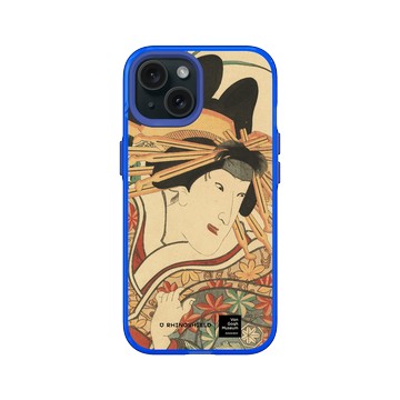 iPhone 15 Clear 激光藍 - Van Gogh Museum - 三代目岩井粂三郎 三浦屋高尾