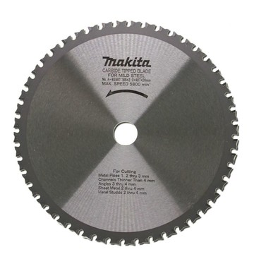 MAKITA 牧田 A-83967 鎢鋼鋸片 185x20x48T 切鐵 鋸片 金屬 輕鋼架 圓管 浪板