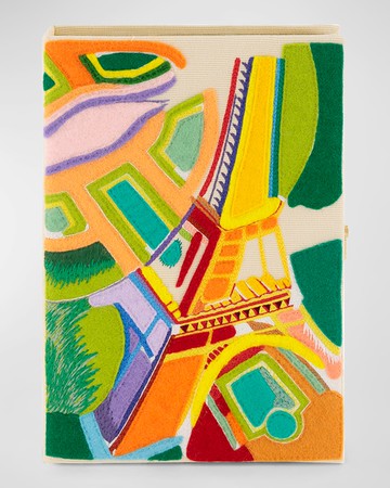 Robert Delaunay's Eiffel Tower Book Clutch Bag