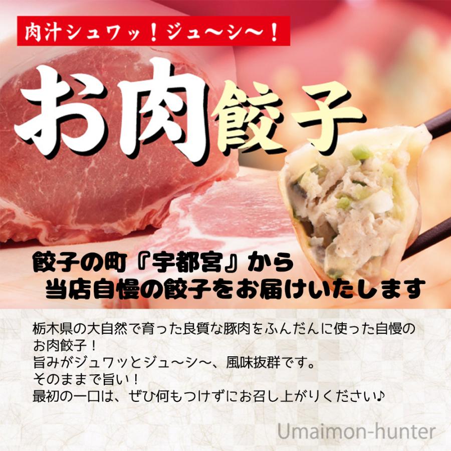 お肉餃子 8個入り×6パック 48個入り 宇都宮餃子館 栃木県 宇都宮 お取り寄せ 惣菜 冷凍