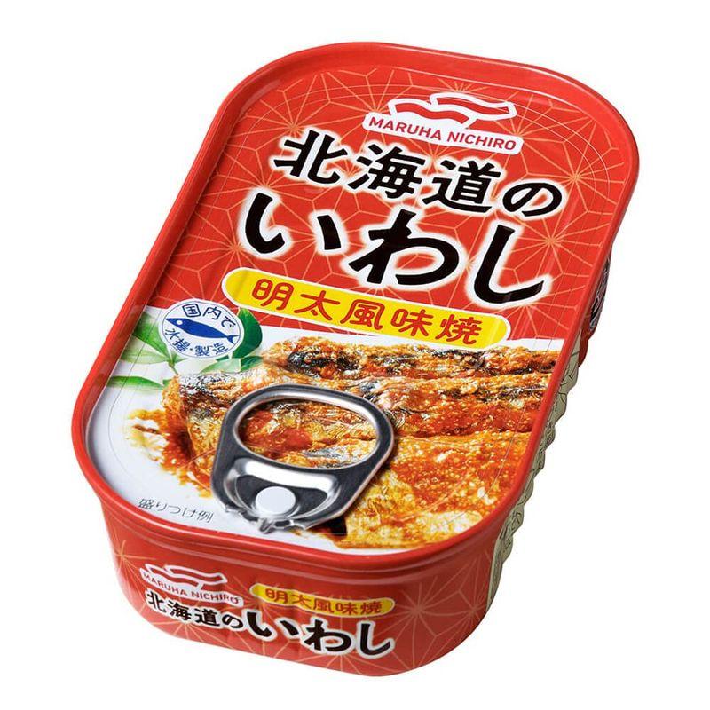 マルハニチロ 北海道のいわし 明太風味焼 缶詰 85g×60缶