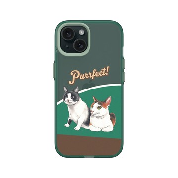 iPhone 15 Clear 憂墨綠 - 山羊先生 - 呼嚕好時光