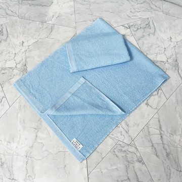 LIFE 來福牌 風采素色毛巾  藍色  6條