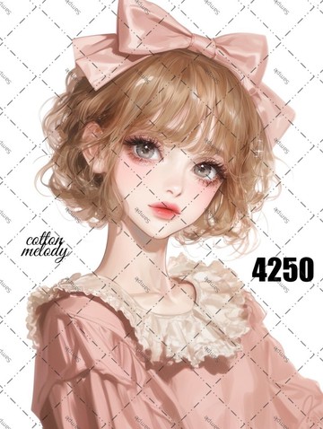 original sticker no.4250 人物貼紙 原創貼紙 原創人物貼紙 裝飾貼紙 cotton melody