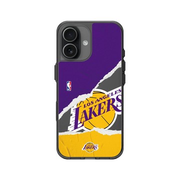 iPhone 17 Clear (相機按鈕) 酷墨灰 - NBA - 熱血系列-洛杉磯湖人 L.A. Lakers - Sweat and tears