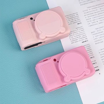 適用于理光GR3硅膠套GR3代保護套 軟硅膠數碼相機包約保護套GR3X收納包粉色 保護套相機包