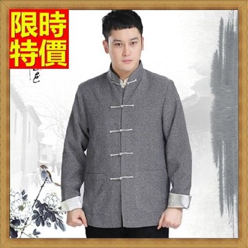 唐裝中山裝中式男裝(單上衣)-經典簡約休閒古裝樸素男西裝外套66ac37【獨家進口】【米蘭精品】