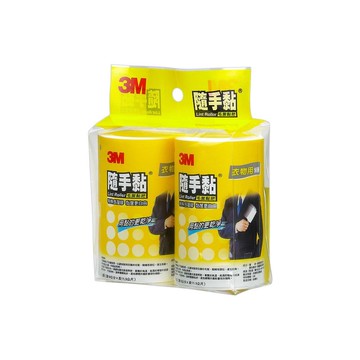【3M】百利 隨手黏衣物黏把補充包(56張x2捲共112張)