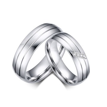 《316小舖》【C529】(優質316鈦鋼戒指-簡單幸福情侶鋼戒/銀戒/尾戒/銀色對戒/情人對戒/交換禮物/戒子女戒)