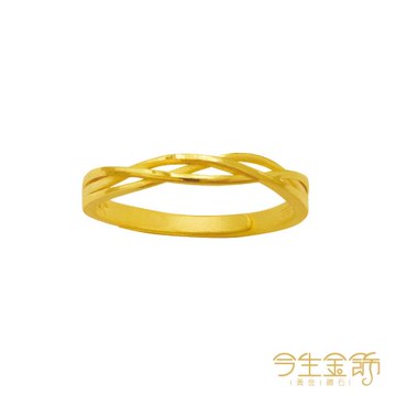 【今生金飾】情絲戒 黃金戒指