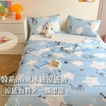 涼被 買一送一 韓系ins風冰絲涼感被150*200 cm 涼感棉被 雙人涼被 涼感被 空調被  可水洗 午睡被 冰絲涼被