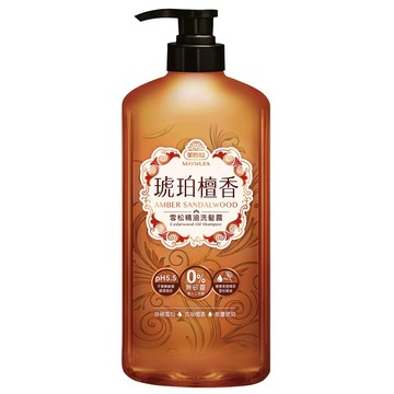 美吾髮琥珀檀香雪松精油洗髮露